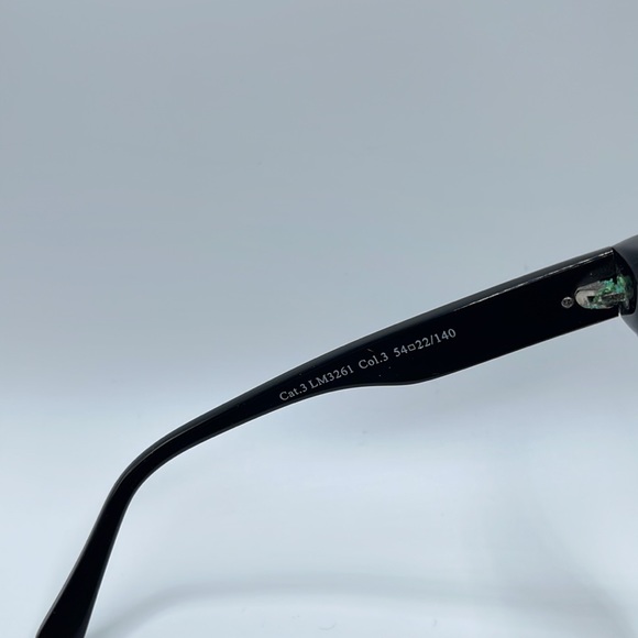 NWOT. La Matta sunglasses. Black frames with gold accents and gold lenses. - Picture 4 of 6